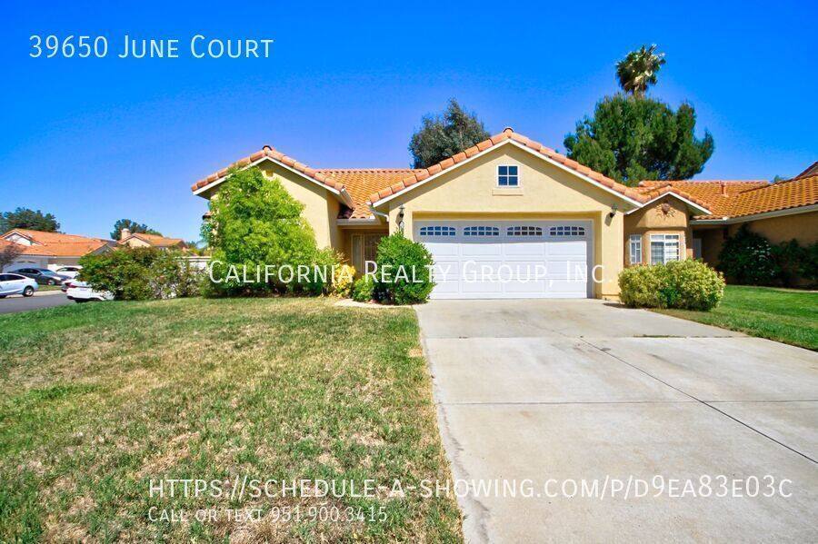 House for rent at 39650 June Court, Temecula, CA 92591