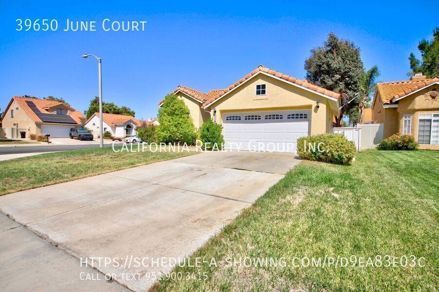 House for rent at 39650 June Court, Temecula, CA 92591