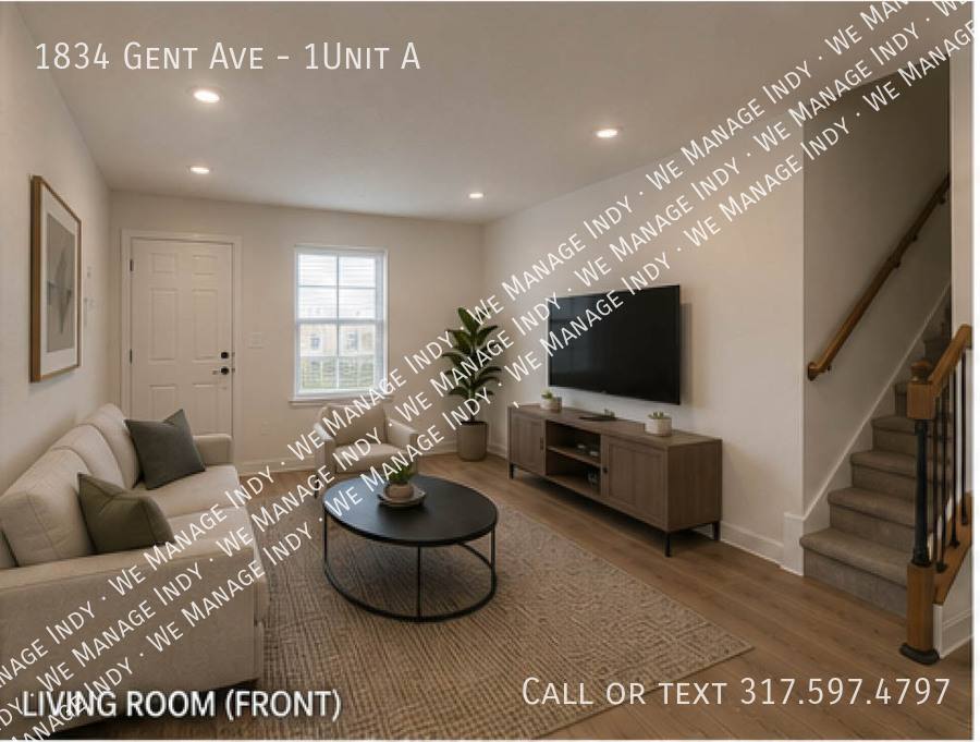 Townhouse for rent at 1834 Gent Ave #1UNIT A, Indianapolis, IN 46202
