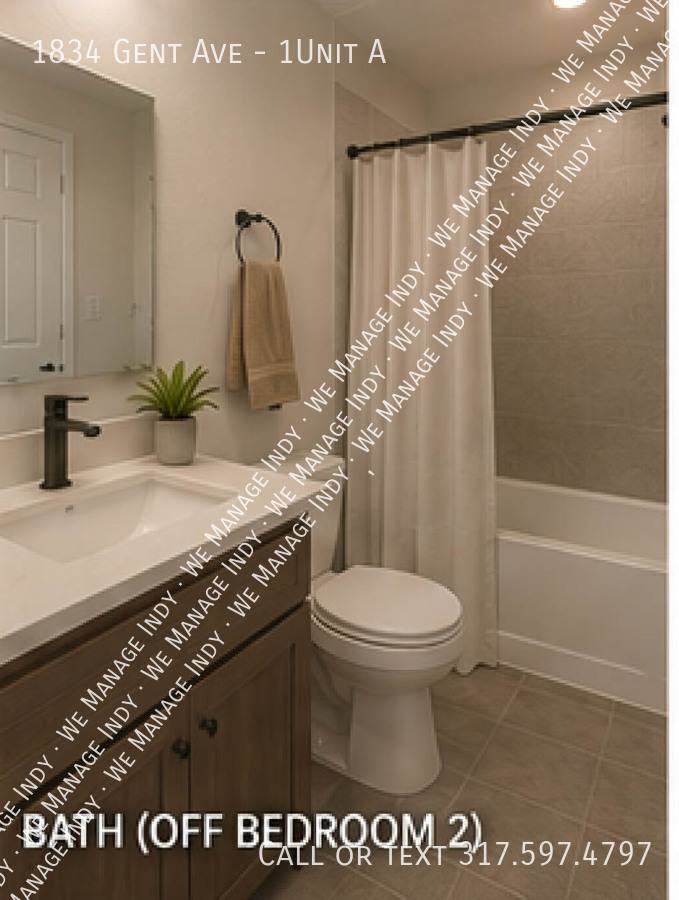 Townhouse for rent at 1834 Gent Ave #1UNIT A, Indianapolis, IN 46202
