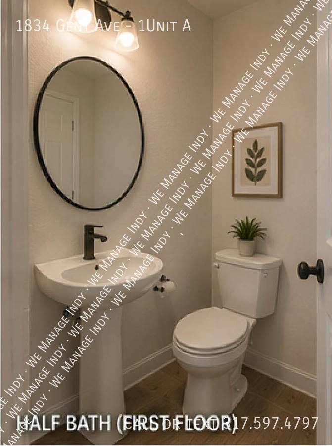 Townhouse for rent at 1834 Gent Ave #1UNIT A, Indianapolis, IN 46202