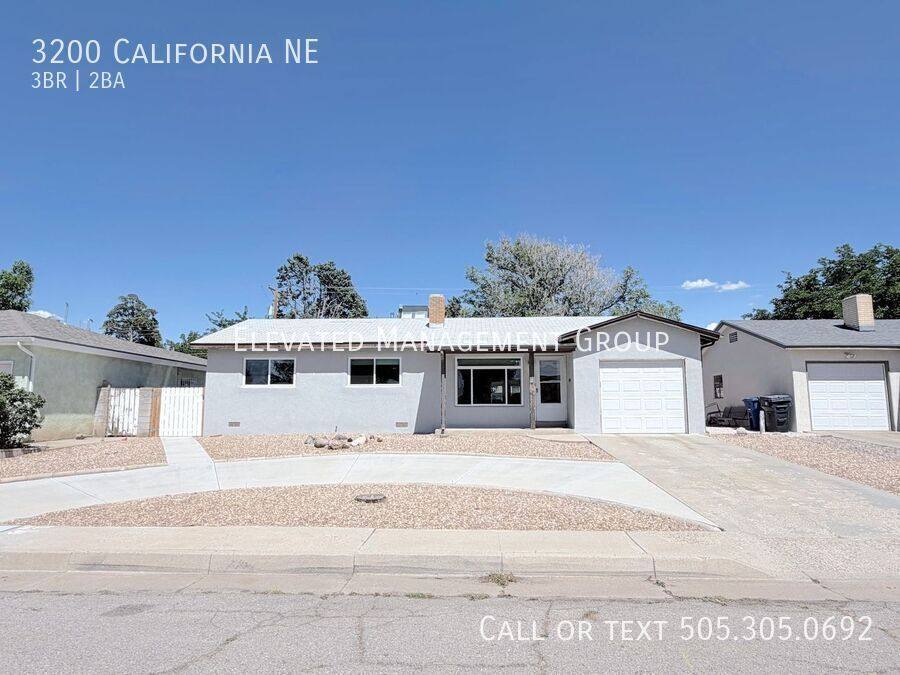 House for rent at 3200 California NE, Albuquerque, NM 87110