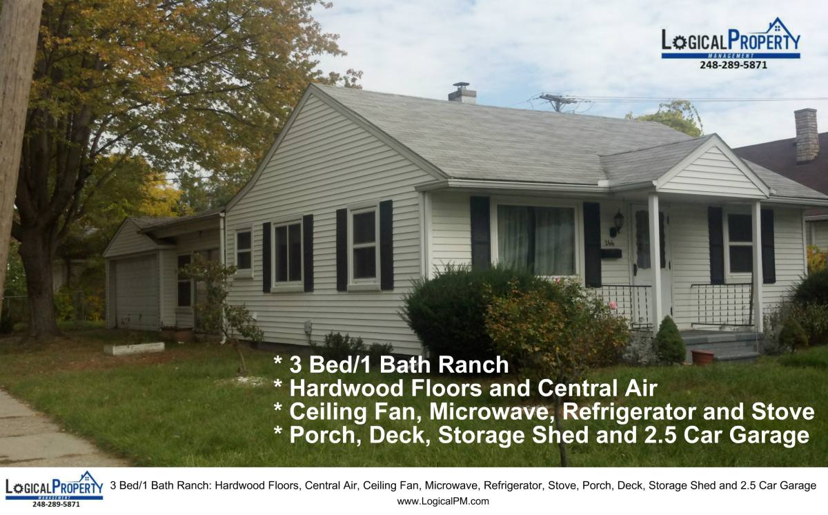 Apartment for rent at 266 W Goulson Ave, Hazel Park, MI 48030