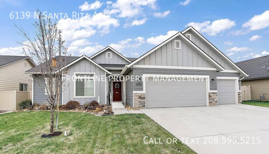 House for rent at 6139 N Santa Rita Ave, Meridian, ID 83646