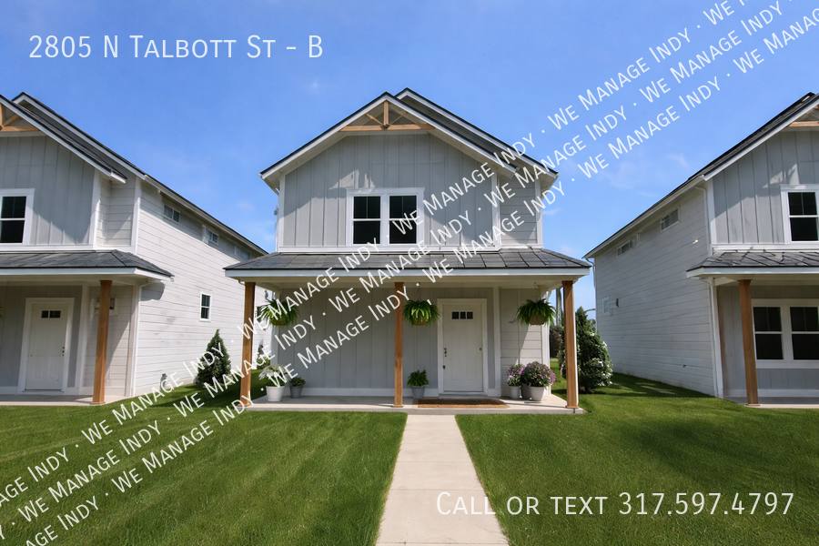 Apartment for rent at 2805 N Talbott St #B, Indianapolis, IN 46205