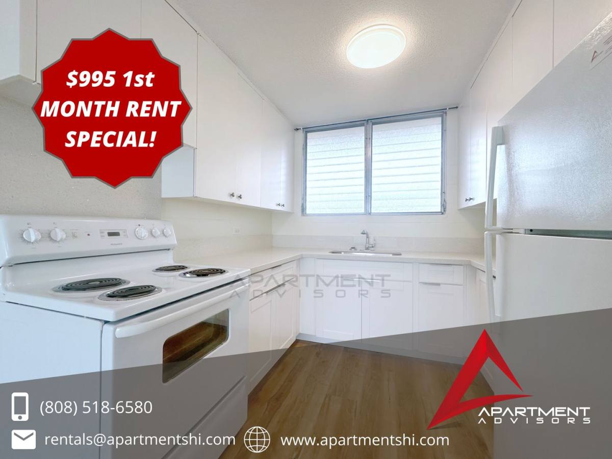 Apartment for rent at 3340 Campbell Ave #307, Honolulu, HI 96815