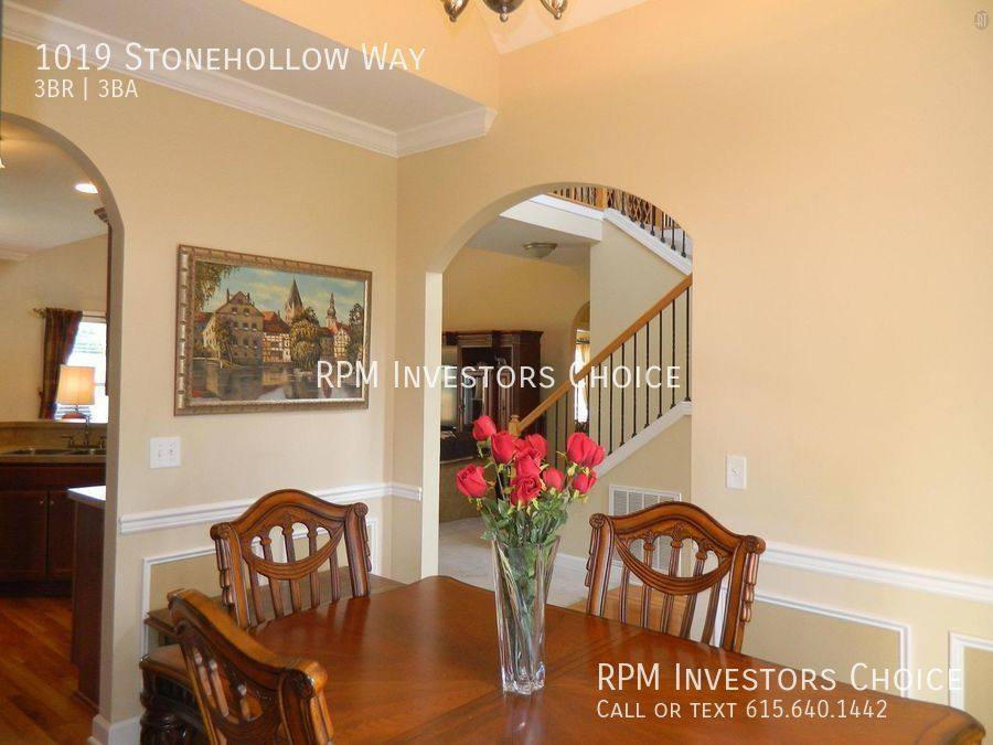 House for rent at 1019 Stonehollow Way, Mount Juliet, TN 37122