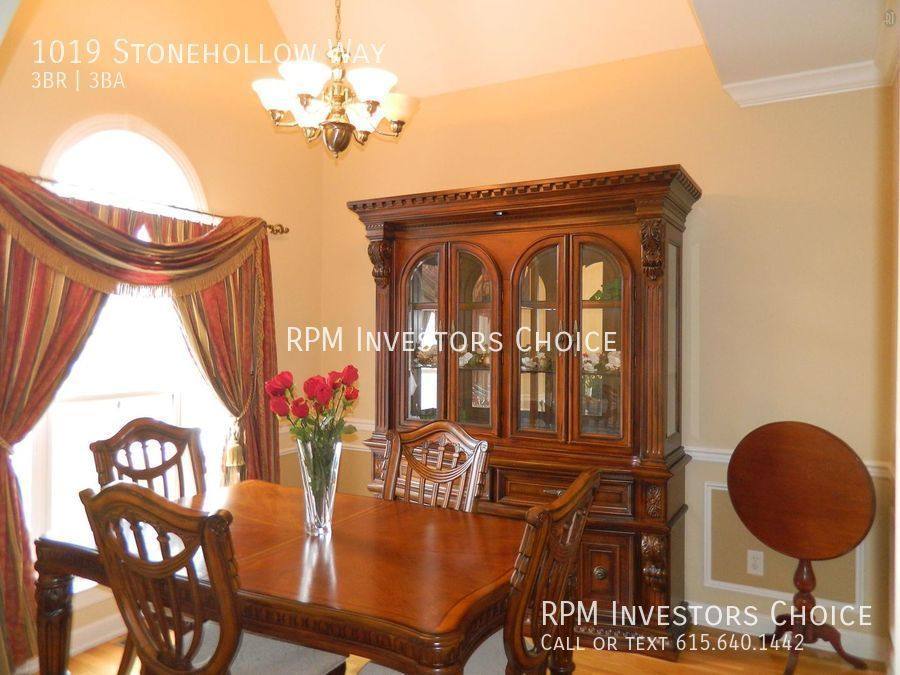 House for rent at 1019 Stonehollow Way, Mount Juliet, TN 37122