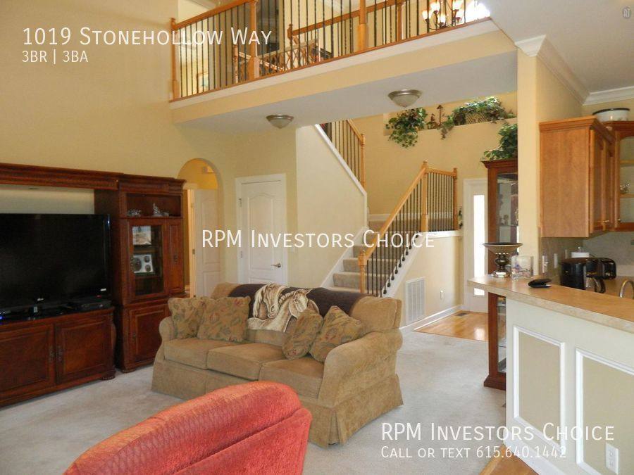 House for rent at 1019 Stonehollow Way, Mount Juliet, TN 37122