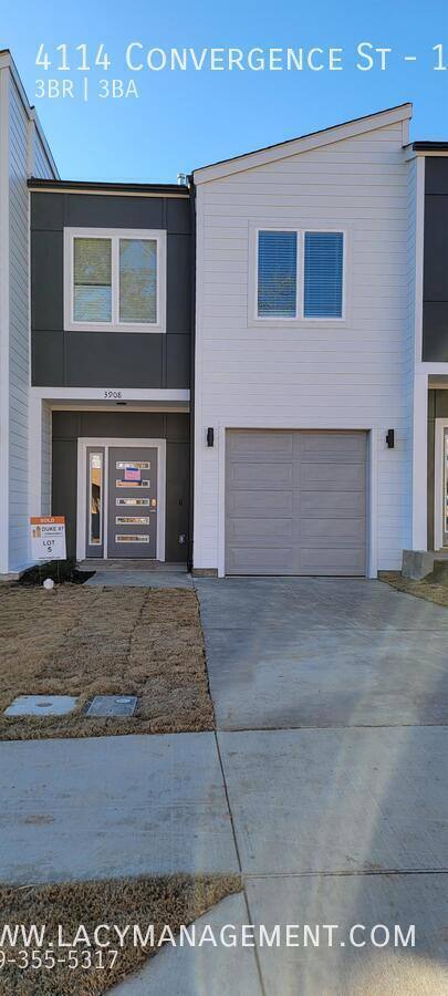 Townhouse for rent at 4114 Convergence St #1, Durham, NC 27704