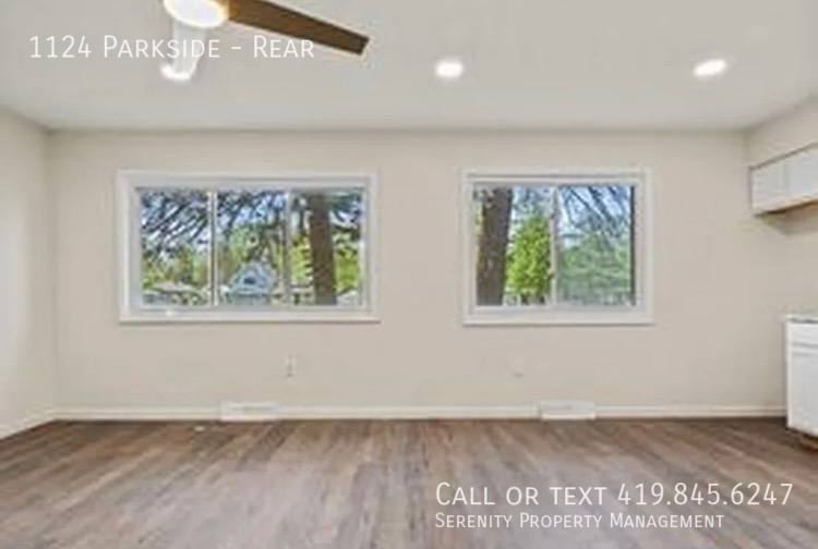 Apartment for rent at 1124 Parkside #REAR, Toledo, OH 43607
