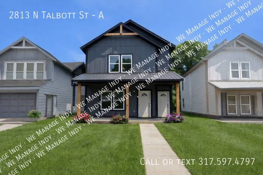 Apartment for rent at 2813 N Talbott St #A, Indianapolis, IN 46205