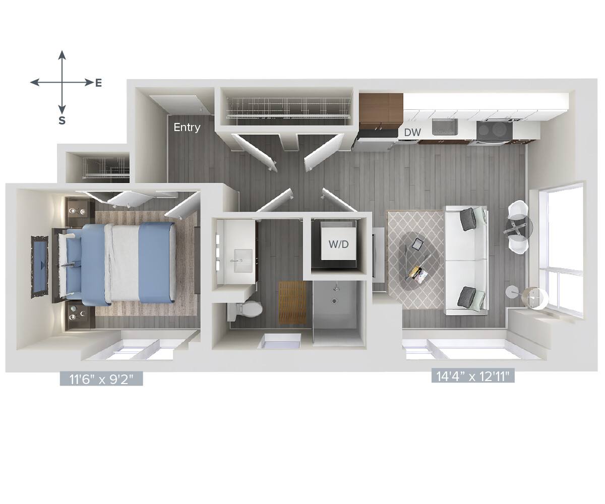 Apartment for rent at 1 Nashua St #1912, Boston, MA 02114