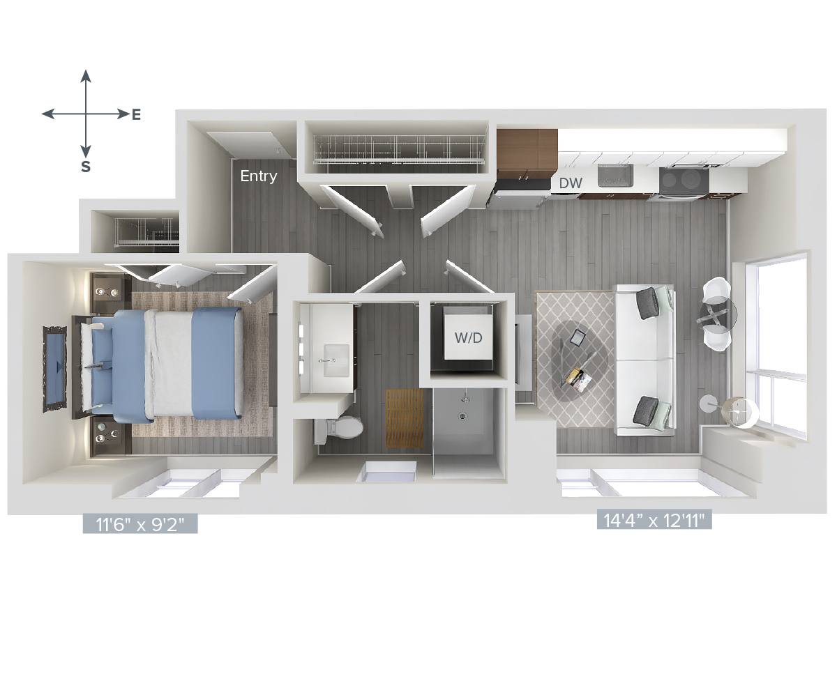 Apartment for rent at 1 Nashua St #1912, Boston, MA 02114