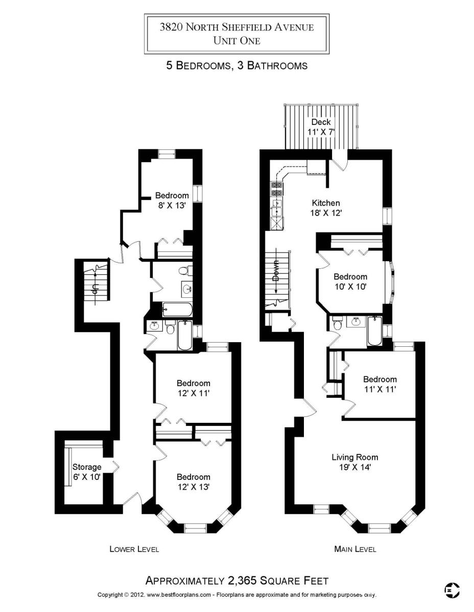 Apartment for rent at 3818 N Sheffield Ave #1, Chicago, IL 60613