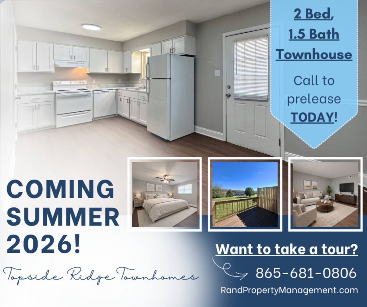 Townhouse for rent at 1918 Topside Rd, Louisville, TN 37777
