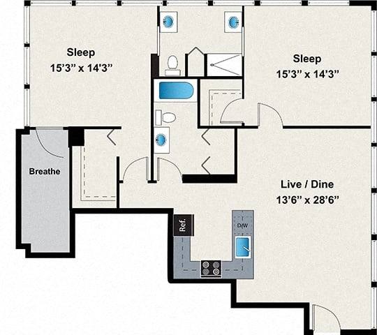 Apartment for rent at 24 S Morgan St #801, Chicago, IL 60607