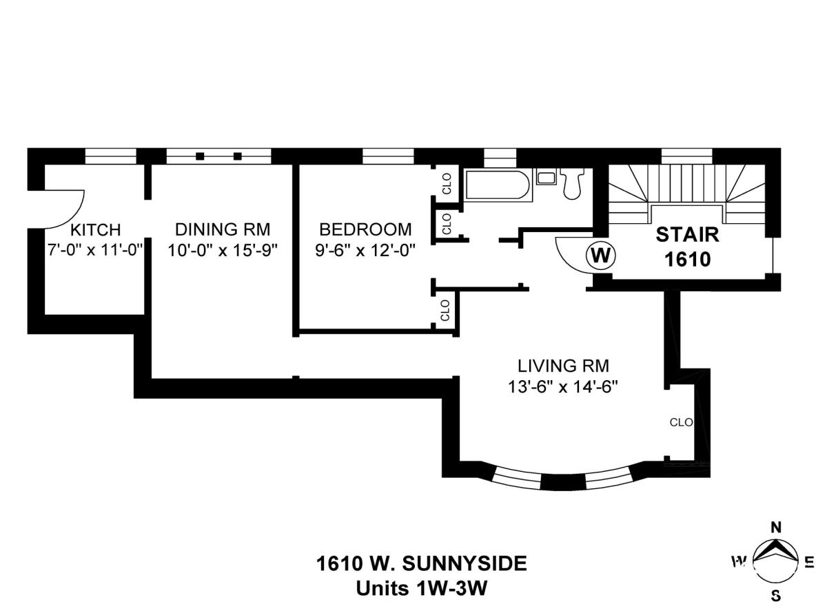 Apartment for rent at 4500 N Ashland #3W, Chicago, IL 60640