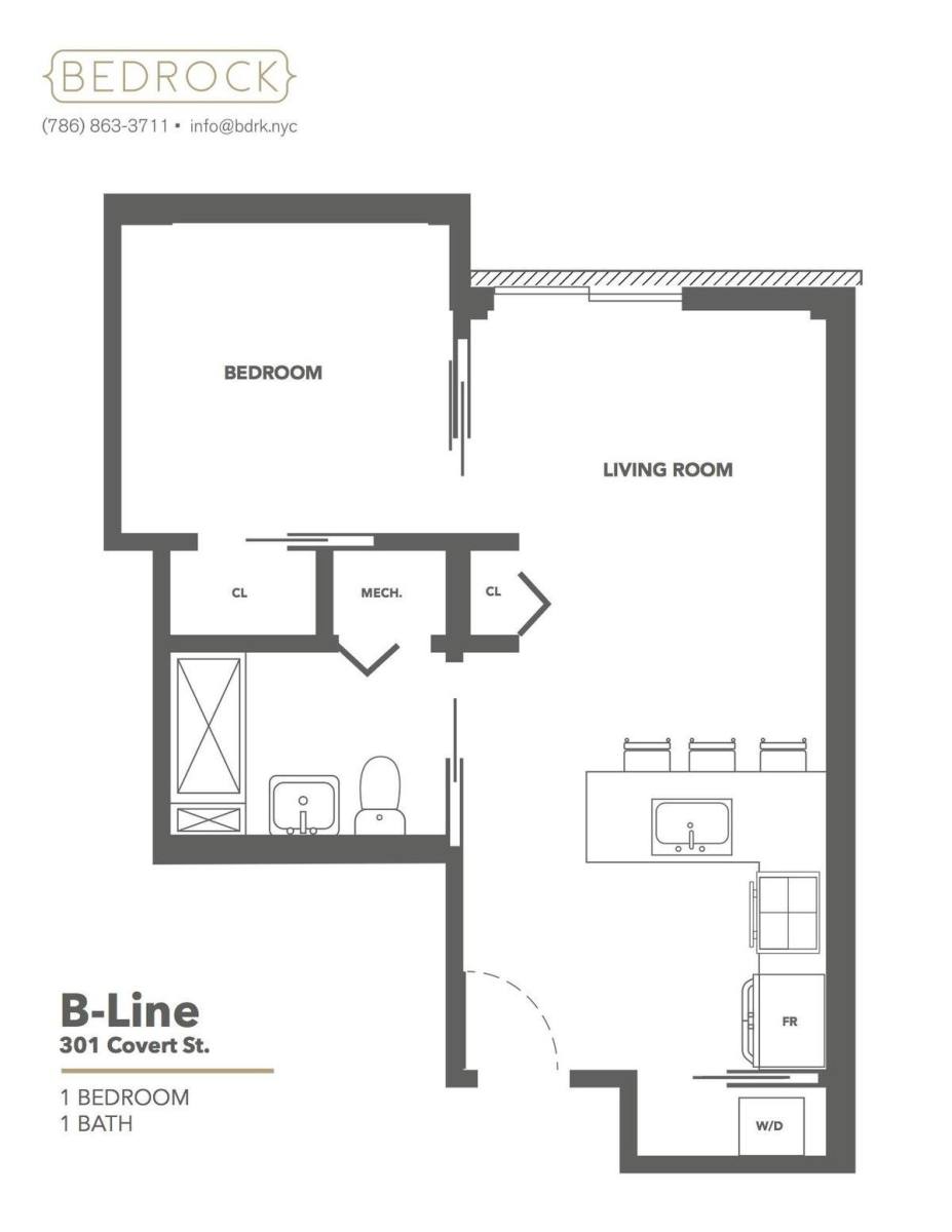 Apartment for rent at 301 Covert St #2B, Brooklyn, NY 11237