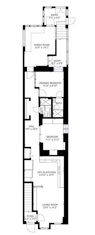 Townhouse for rent at 1829 5th St NW #2, Washington, DC 20001
