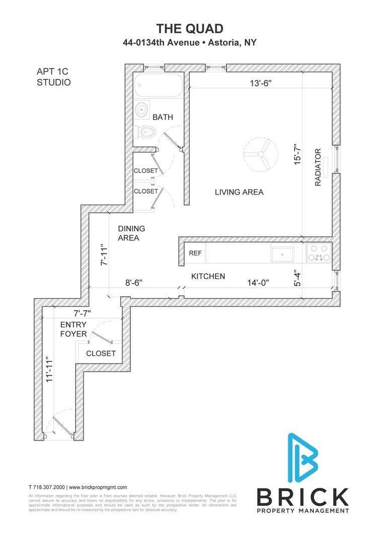 Apartment for rent at 44-01 34th Ave, Long Island City, NY 11101
