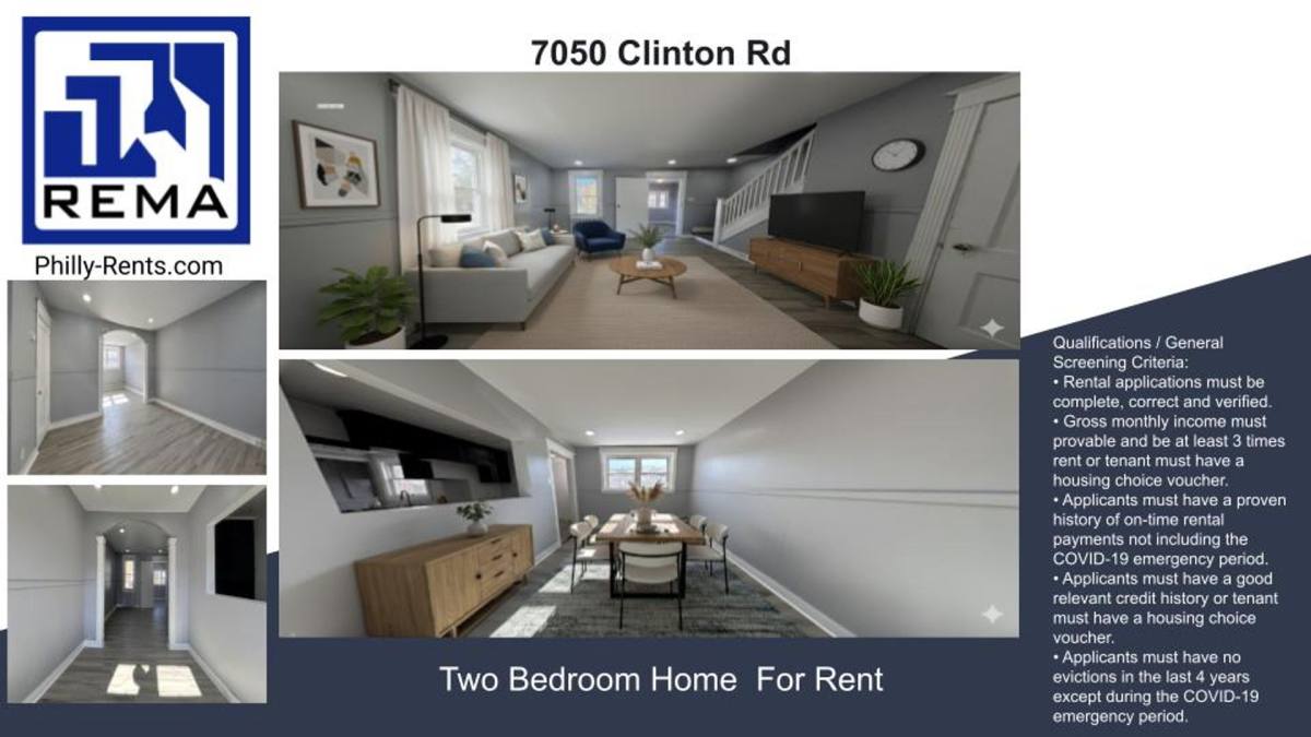 House for rent at 7050 Clinton Rd, Upper Darby, PA 19082