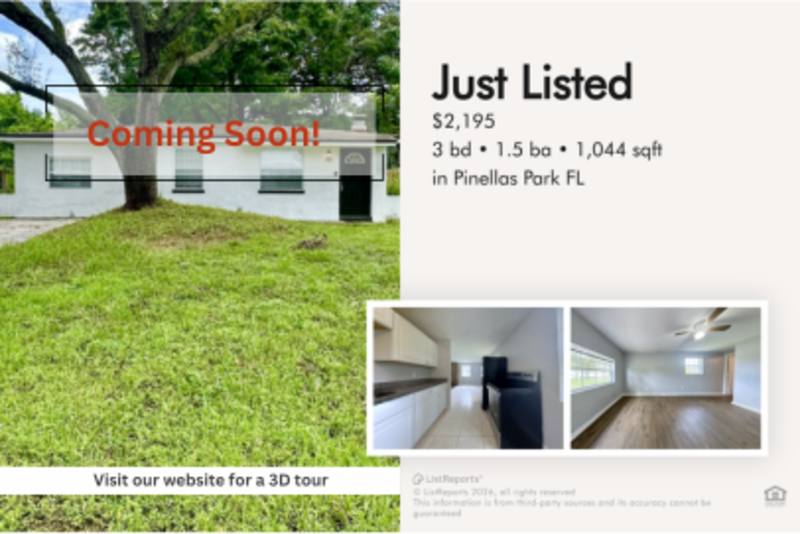 House for rent at 8671 69th St N, Pinellas Park, FL 33782