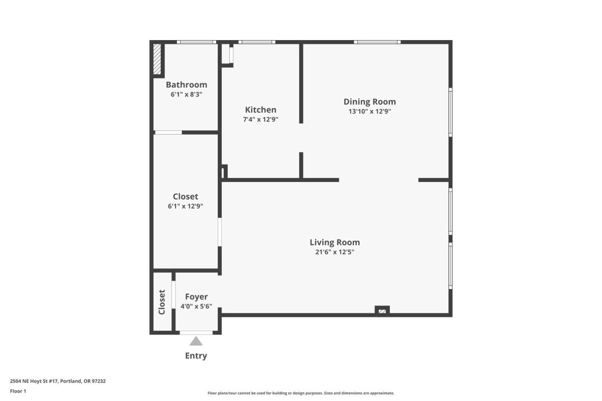 Apartment for rent at 2500-2504 NE Hoyt St, Portland, OR 97232