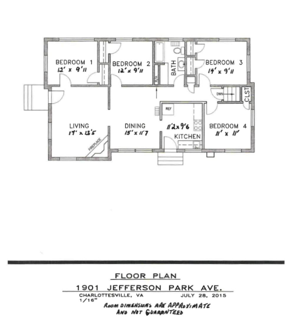 House for rent at 1901 Jefferson Park Ave, Charlottesville, VA 22903