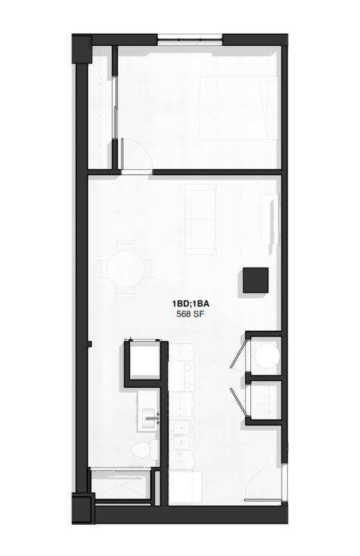 Apartment for rent at 3130 Gillham Rd #304, Kansas City, MO 64109