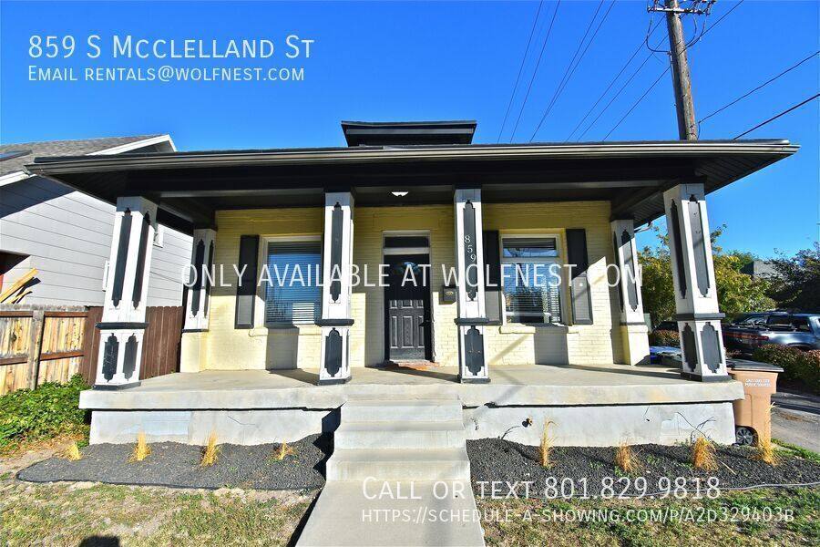 House for rent at 859 S McClelland St, Salt Lake City, UT 84102