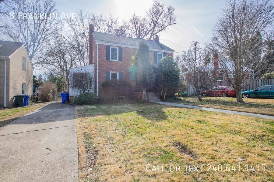 House for rent at 8 Franklin Ave, Silver Spring, MD 20901