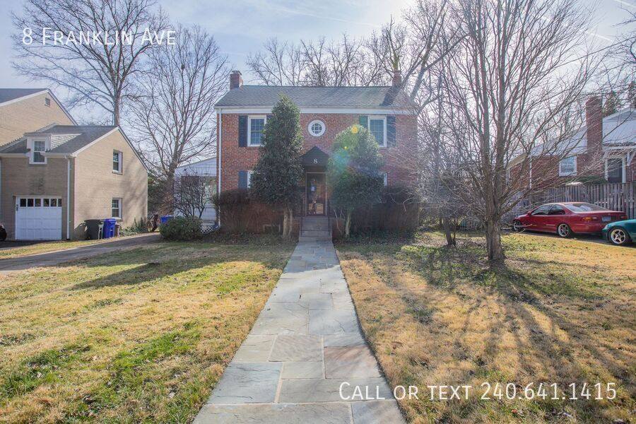 House for rent at 8 Franklin Ave, Silver Spring, MD 20901