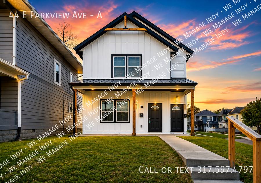 Apartment for rent at 44 E Parkview Ave #A, Indianapolis, IN 46201
