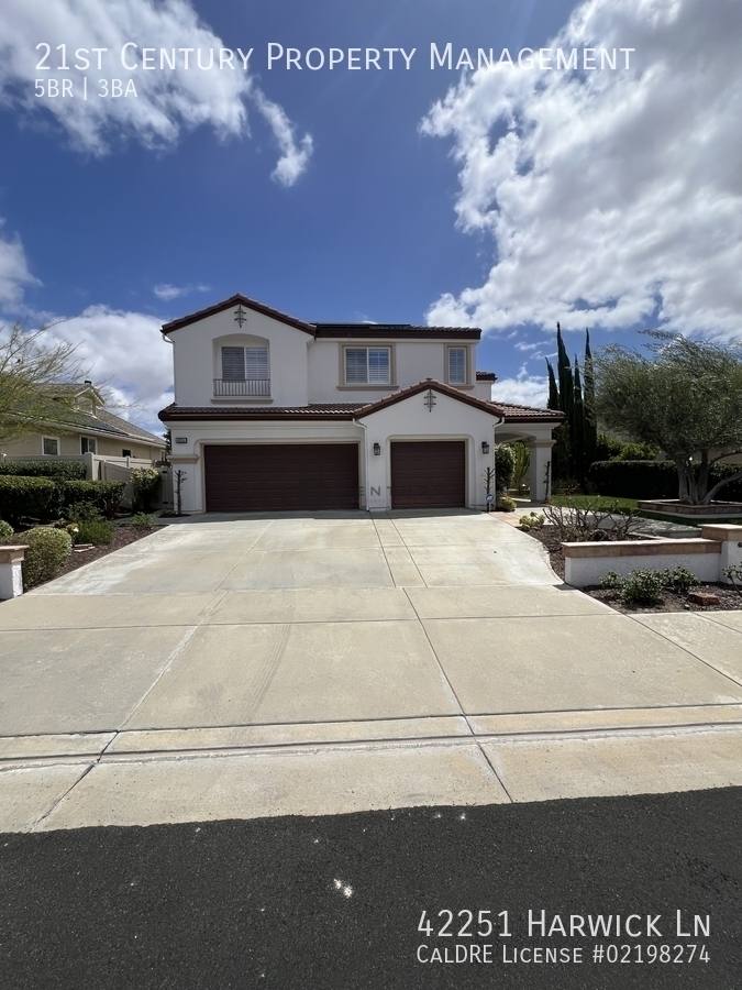 House for rent at 42251 Harwick Lane, Temecula, CA 92592