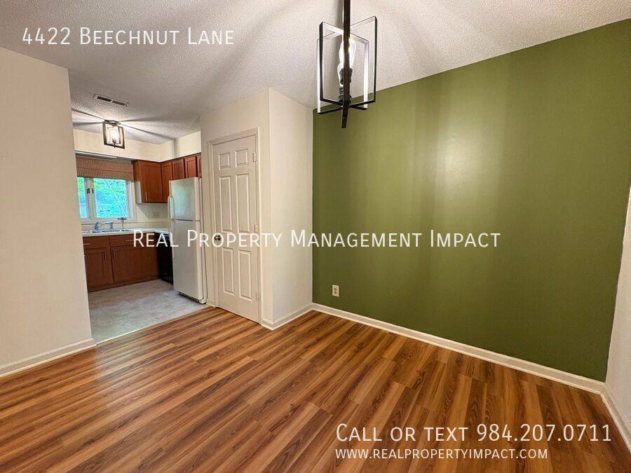 Townhouse for rent at 4422 Beechnut Lane, Durham, NC 27707