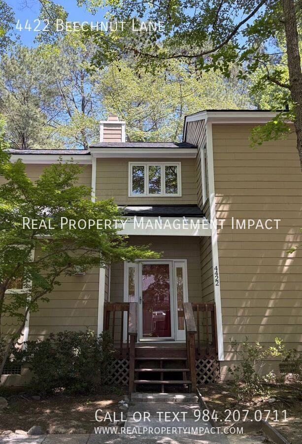 Townhouse for rent at 4422 Beechnut Lane, Durham, NC 27707