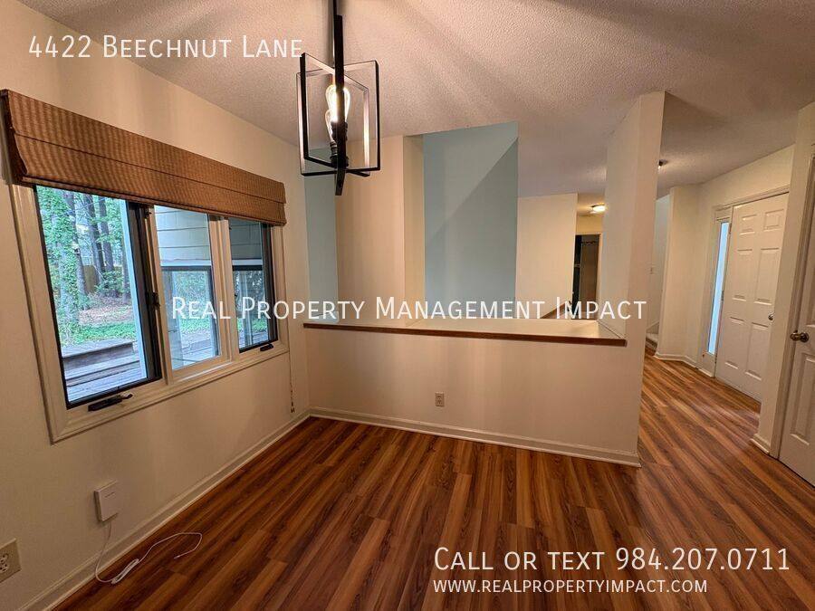 Townhouse for rent at 4422 Beechnut Lane, Durham, NC 27707