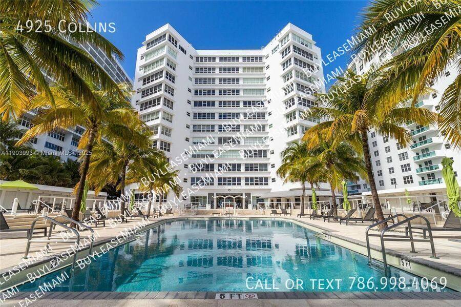Apartment for rent at 4925 Collins, Miami Beach, FL 33140