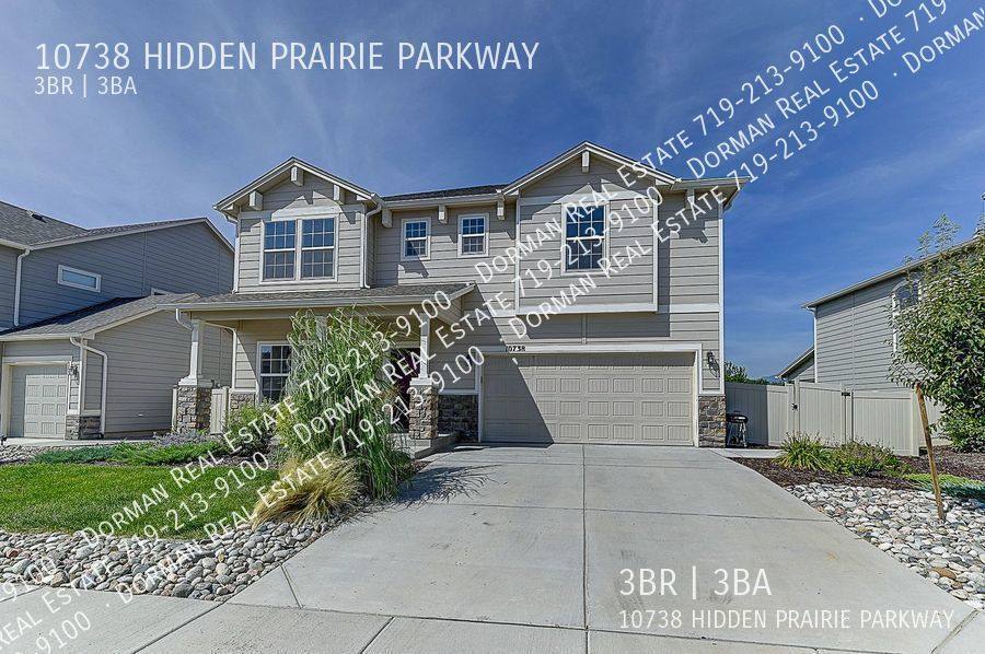 House for rent at 10738 Hidden Prairie Parkway, Fountain, CO 80817