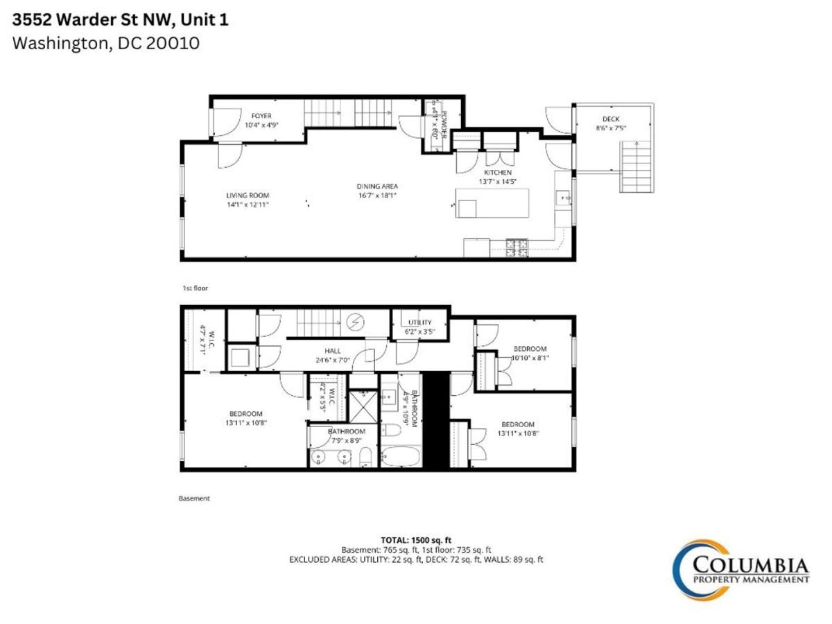 Apartment for rent at 3552 Warder St NW, Washington, DC 20010