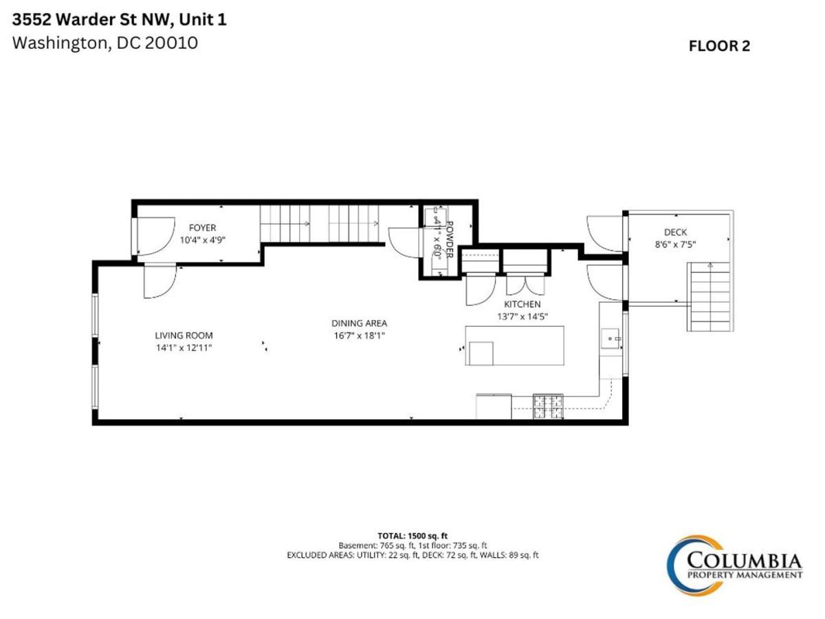 Apartment for rent at 3552 Warder St NW, Washington, DC 20010