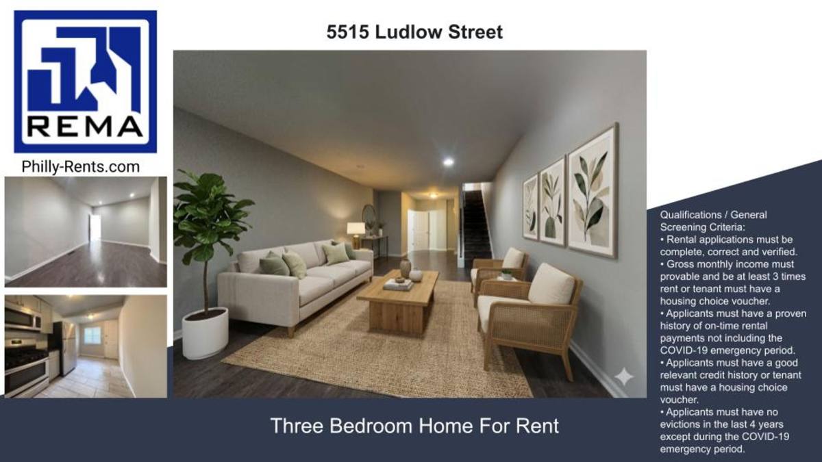 House for rent at 5515 Ludlow St, Philadelphia, PA 19139
