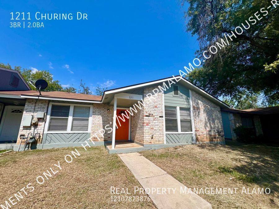 House for rent at 1211 Churing Dr, San Antonio, TX 78245
