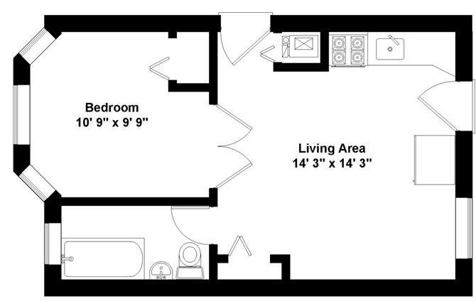 Apartment for rent at 1338 W Argyle St, Chicago, IL 60640