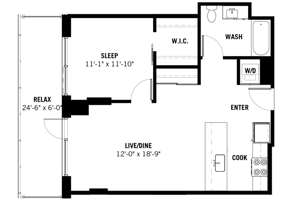 Apartment for rent at 569 W Jackson Blvd, Chicago, IL 60661