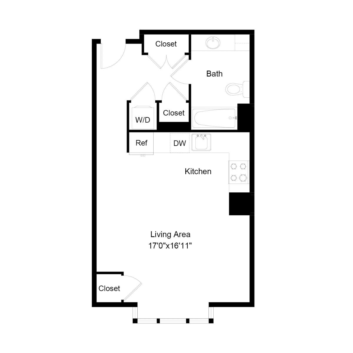 Apartment for rent at 25 Charlton St #1-418, Everett, MA 02149
