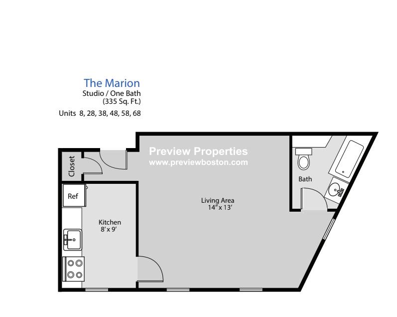 Apartment for rent at 1470 Beacon St #48P, Brookline, MA 02446