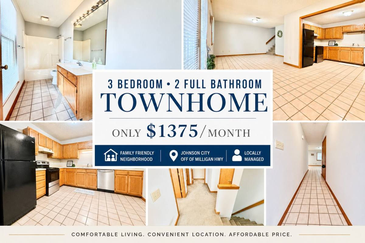Townhouse for rent at 105 Mountain View Dr #A, Johnson City, TN 37601