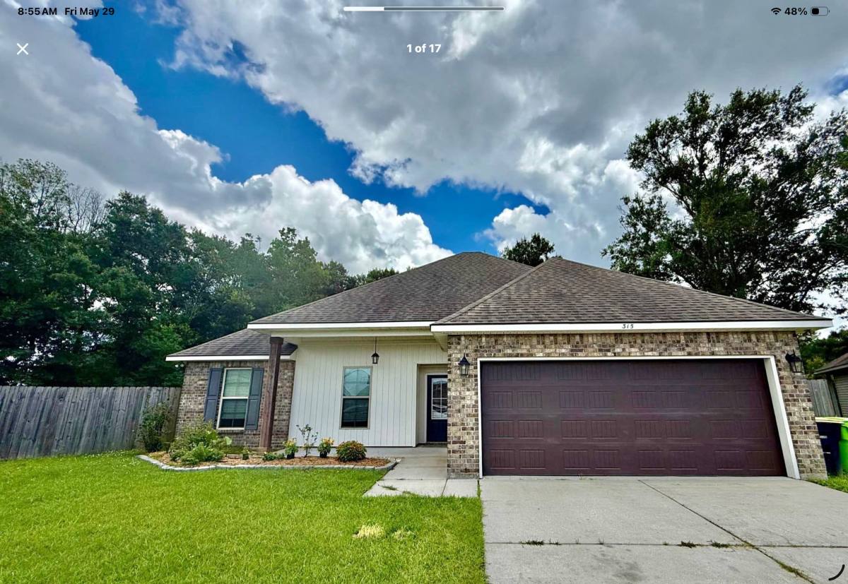 House for rent at 315 Springsteen Lane, Lafayette, LA 70507